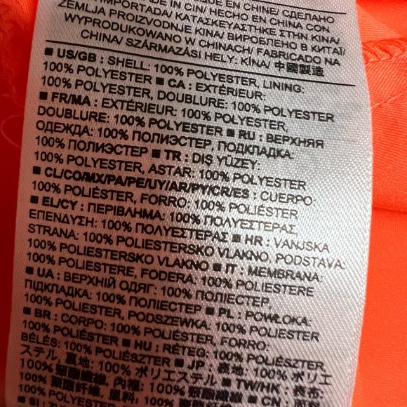 NWT Banana Republic 4 Colorful Orange Sleeveless Pleated Summer Dress Party - Picture 9 of 10